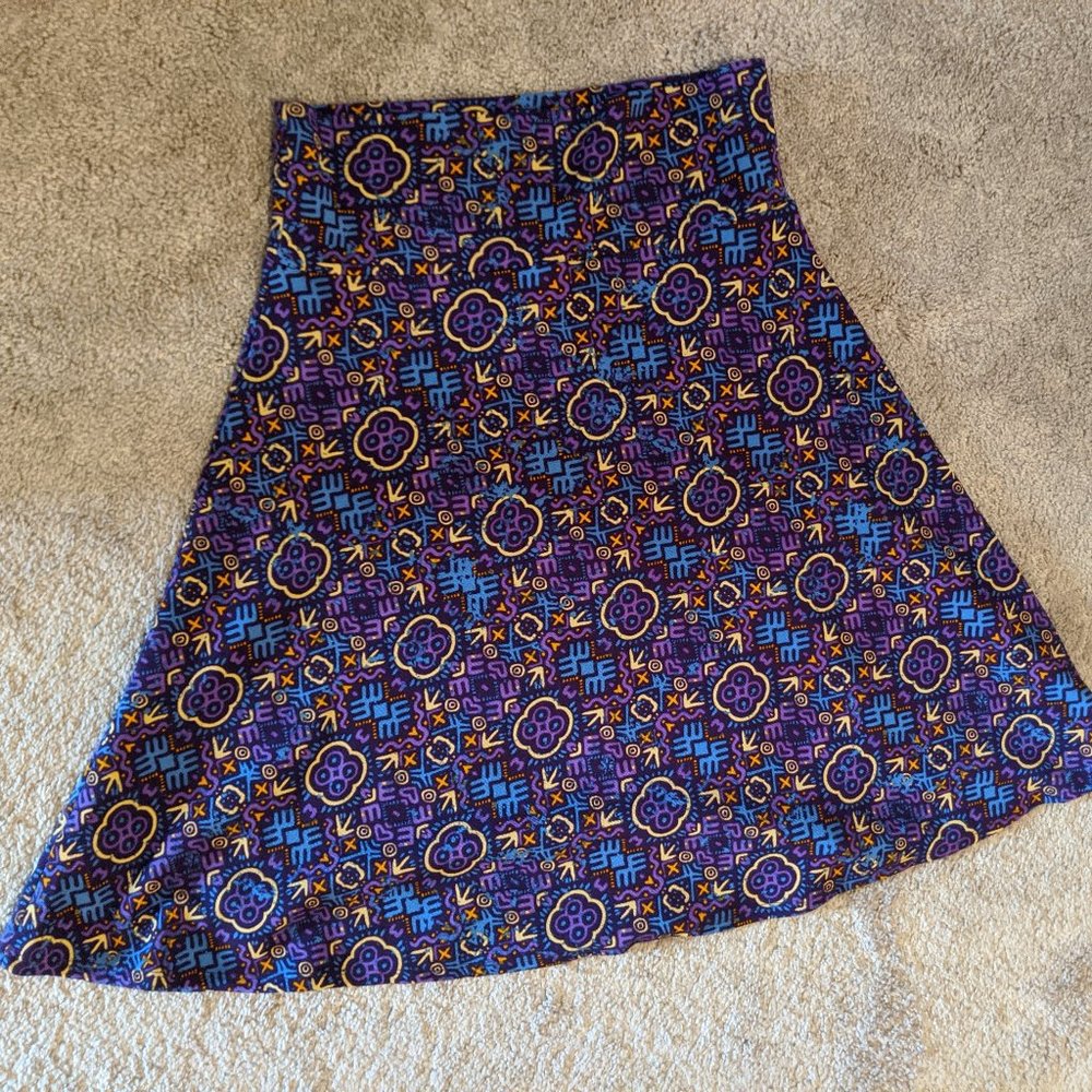 🌟 LulaRoe - Purple Azure Skirt